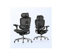SIHOO C300 V2 Chaise de Bureau Ergonomique, Soutien Lombaire Intégral, 8D Accoudoirs Réglables, Maille Respirante, Noir