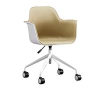 Fauteuil de Bureau Ergonomique inclinable, relevable et pivotant, capacité de Charge de 250 kg, Pieds en Acier au Carbone, Couleur Kaki élégante, idéal pour Le Bureau et la Chambre à Coucher