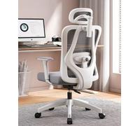 Fauteuil de Bureau Ergonomique pivotant avec Support Lombaire 4D, Appui-tête et accoudoirs réglables, inclinable à 150°, Repose-Pieds rétractable - Idéal pour Le Travail, Les Films et la dét