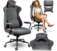 Fauteuil de bureau ergonomique - Sofotel - Werona - Gris - Rembourrage respirant - Hauteur réglable