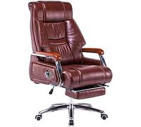 Fauteuil de Bureau exécutif Big & Tall, inclinable à 155°, capacité de 250 kg, Design Ergonomique pour la Maison et Le Bureau, idéal pour la Pause déjeuner, 114 x 120 x 50 cm