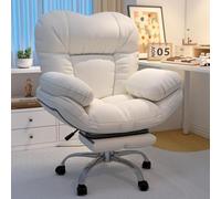 Fauteuil de Bureau exécutif, Bureau de Jeu avec accoudoirs réglables, Fauteuil inclinable Confortable pour Chambre et Salon, Bureau d'ordinateur Ergonomique avec dossierà domici