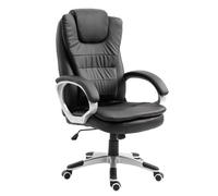 Fauteuil de bureau massant et chauffant YK7304 noir