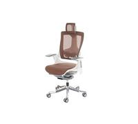 Fauteuil de bureau MERRYFAIR Wau 2 rembourrage filet ergonomique marron orange