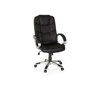 Fauteuil de bureau RELAX BY155 simili-cuir noir