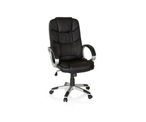 Fauteuil de bureau RELAX BY155 simili-cuir noir
