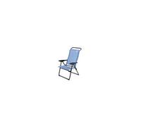 Fauteuil de camping 5 positions pliable - - Bleu - Dimensions : 70 x 62 x 105 cm