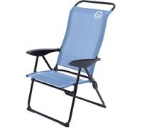Fauteuil de camping 5 positions pliable - O'Camp - Bleu - Dimensions : 70 x 62 x 105 cm