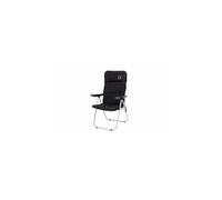 Fauteuil de camping confort pliable - O'Camp - Multipositions - Dimensions : 70 x 62 x 105 cm Noir G