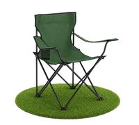 TERRE JARDIN Fauteuil de Camping Pliant - - Vert