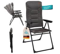 Fauteuil de camping - Skandika Kvist - pliant - dossier réglable 4 positions - max .150 kg