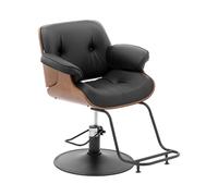 physa Fauteuil de coiffeur avec repose-pieds - 470 - 570 mm - 200 kg - Noir PHYSA FILEY BLACK