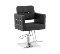 Fauteuil de coiffeur Carlisle avec repose-pieds - hauteur d'assise 49-63 cm - 150 kg - noir | physa