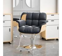 Fauteuil de coiffeur, fauteuil de salon de coiffure, fauteuil de coiffeur pivotant et confortable pour une utilisation professionnelle