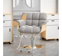 Fauteuil de coiffeur, fauteuil de salon de coiffure, fauteuil de coiffeur pivotant et confortable pour une utilisation professionnelle