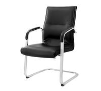 Fauteuil de Direction Ergonomique en Similicuir, siège de conférence Polyvalent pour Ordinateur, visiteurs et réception