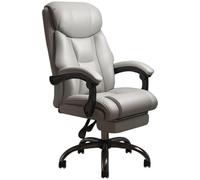 Fauteuil De Direction Pivotant À 360°, Inclinable À Grand Angle, avec Accoudoirs Articulés(Beige Chair)