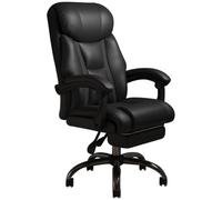 Fauteuil De Direction Pivotant À 360°, Inclinable À Grand Angle, avec Accoudoirs Articulés(Black Chair)