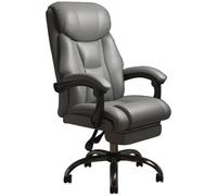 Fauteuil De Direction Pivotant À 360°, Inclinable À Grand Angle, avec Accoudoirs Articulés(Gray Chair)