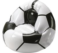 Fauteuil de foot gonflable "Big" blanc/noir blanc/noir