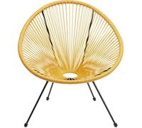Fauteuil de jardin Acapulco jaune Kare Design