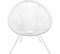Fauteuil de jardin Acapulco Mono blanc Kare Design