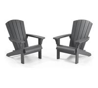 Keter Fauteuil de Jardin Adirondack - Lot de 2 - Anthracite