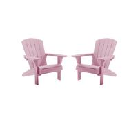Keter Fauteuil de Jardin Adirondack - Lot de 2 - Rose