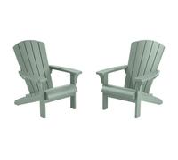 Fauteuil de jardin Adirondack - Lot de 2 - Vert - KETER