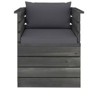 Fauteuil De Jardin Avec Coussins Bois De Pin Yueyinnkeji Type1