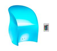 Fauteuil de jardin - avec éclairage LED coloré - 80 x 60 cm | Royal Catering