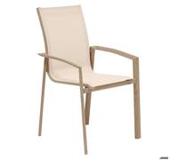 Fauteuil de jardin Axant beige lin/miel - Hespéride