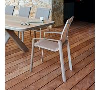 Hespéride - Fauteuil de Jardin axant Noisette/café