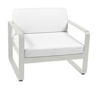 Fauteuil de jardin Bellevie cushion fabric Sunbrella® grey white