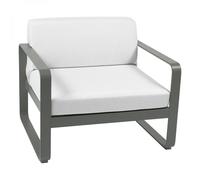 Fauteuil de jardin Bellevie cushion fabric Sunbrella® grey white