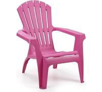 Fauteuil de jardin / deckchair Dolomiti empilable rose plastique