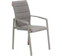 Fauteuil de jardin DIESE Badiane / Café Aluminium traité époxy, Texaline Hespéride