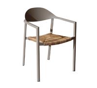 Fauteuil de jardin empilable aluminium et résine synthétique - Bage