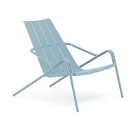 Fauteuil de jardin empilable aluminium - Fléole - L.106 x l.80 x H.82 cm
