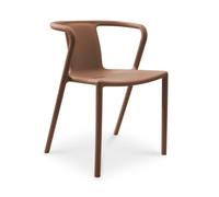 Fauteuil de jardin empilable en polypropylène - terracotta