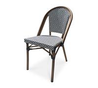 Fauteuil de jardin empilable en aluminium