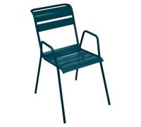 Fauteuil de jardin empilable FERMOB Monceau - Bleu Acapulco