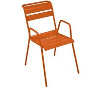 Fauteuil de jardin empilable FERMOB Monceau - Orange Confite