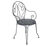 Fauteuil de jardin empilable FERMOB Montmartre - Carbone