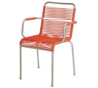 Fauteuil de jardin empilable FIAM Mya Spaghetti - Orange