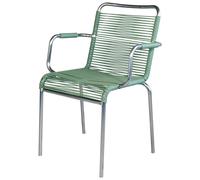 Fauteuil de jardin empilable FIAM Mya Spaghetti - Vert Sauge