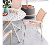 Hespéride - Fauteuil de Jardin empilable essentia Argile