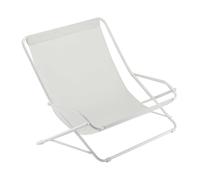 Fauteuil de jardin Fiam Dondolina Twin tubular steel frame, powder-coated white