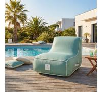 Fauteuil de jardin gonflable riviera collection soge - vert d'eau