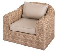 Fauteuil de jardin Moorea coloris savana Hespéride